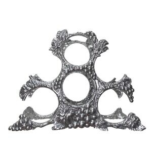 2004 ARTHUR COURT Cast Aluminum
Grapes 6 WINE BOTTLE Rack Holder
Retired 11.5"